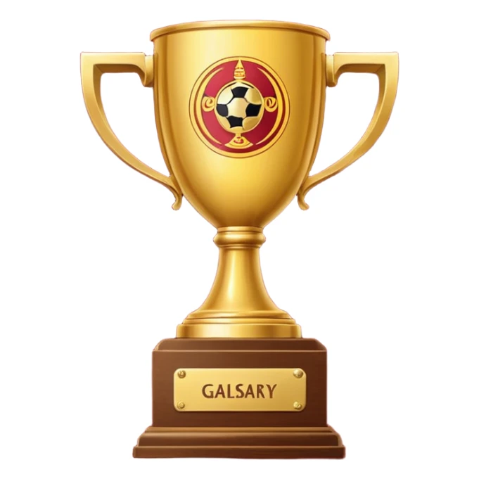 Galatasaray ın aldıgı uefa kupası sticker