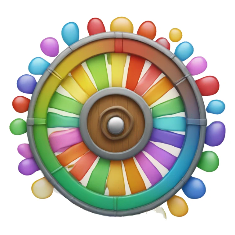 Colorful Wheel of Fortyna sticker