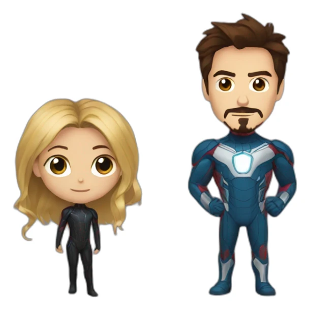 spider et Tony stark sticker