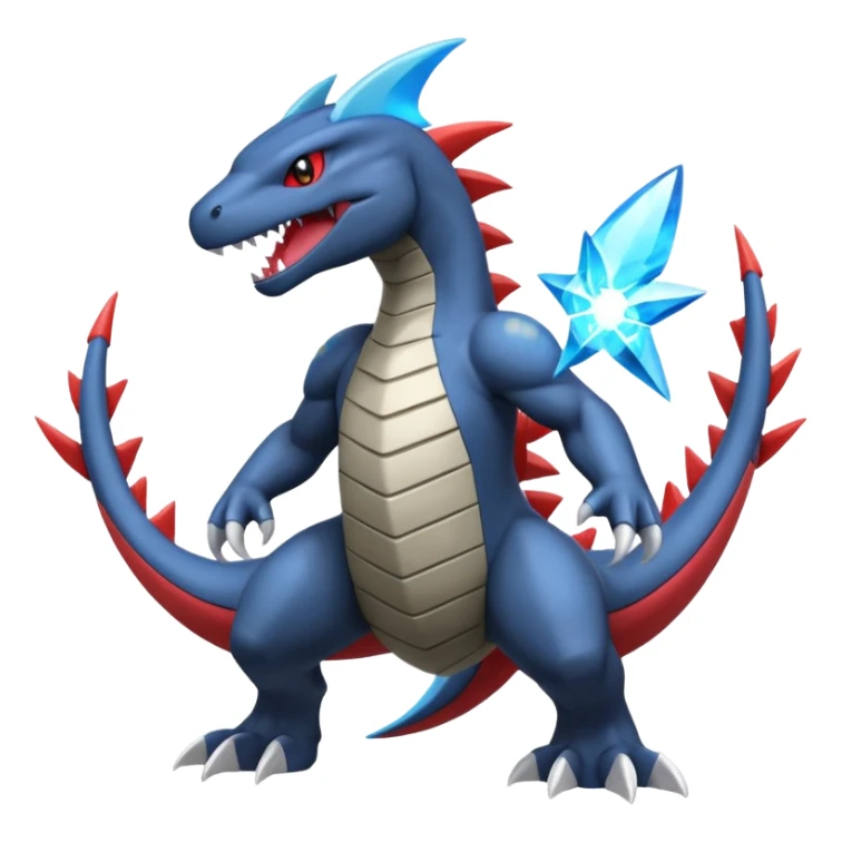 Gible-Gabite-Garchomp-Salamence-Zekrom-fusion sticker