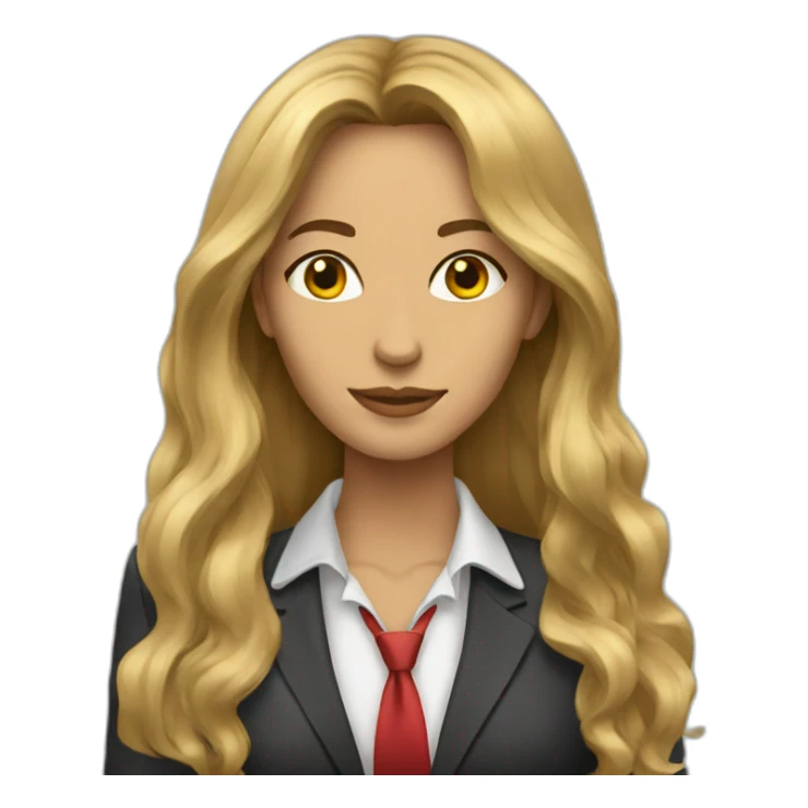 3 long haired boss women sticker