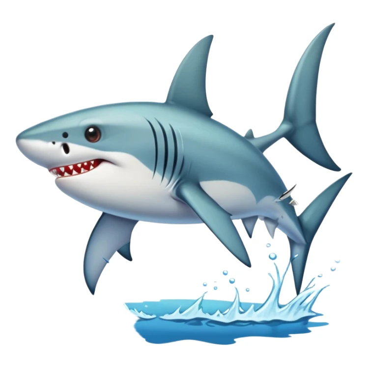 Tiburón con piernas y zapatos sticker