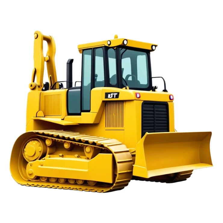 Bulldozer - CAT D6T (Model Year: 2021) (Iconic colour: Yellow) sticker