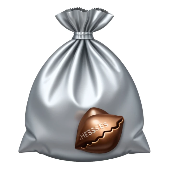 Bag of Hershey’s kisses sticker