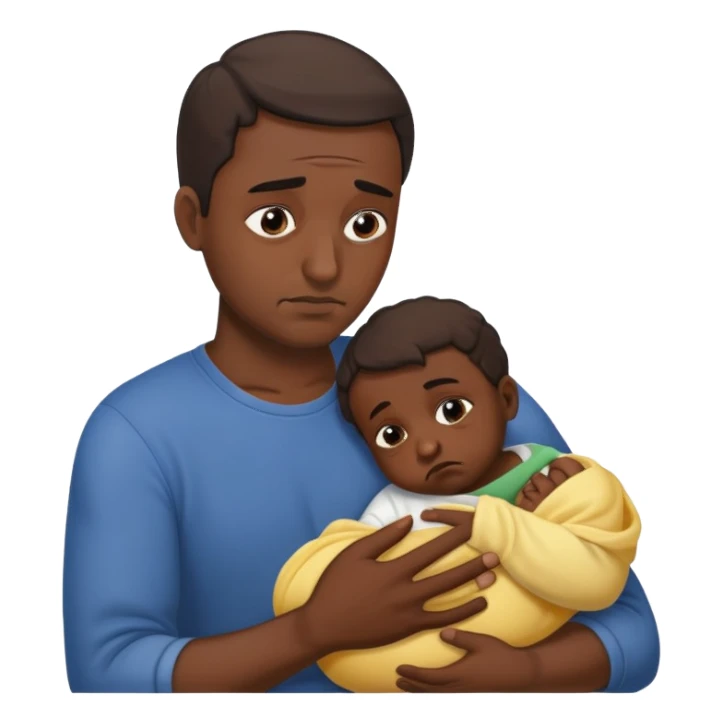 facepalm italian man with a baby  sticker