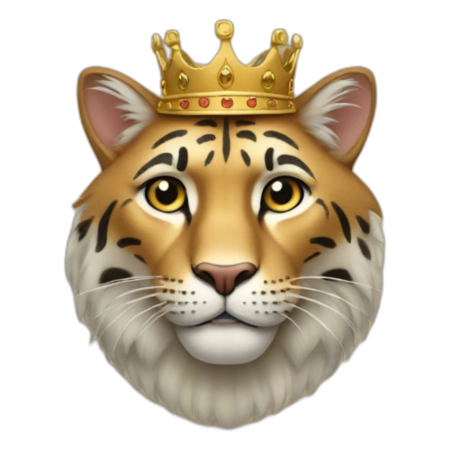 Big king of cats sticker