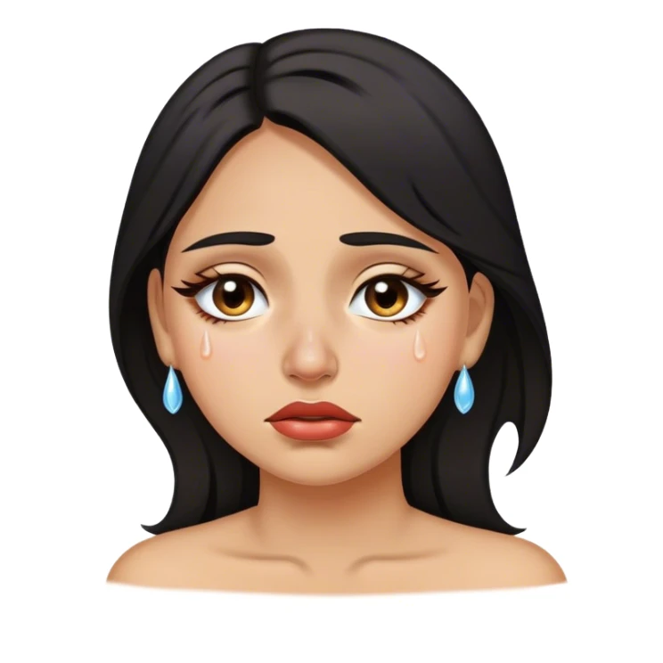 Tears in my latina eyes sticker