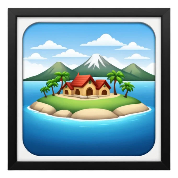 winterpark island sticker