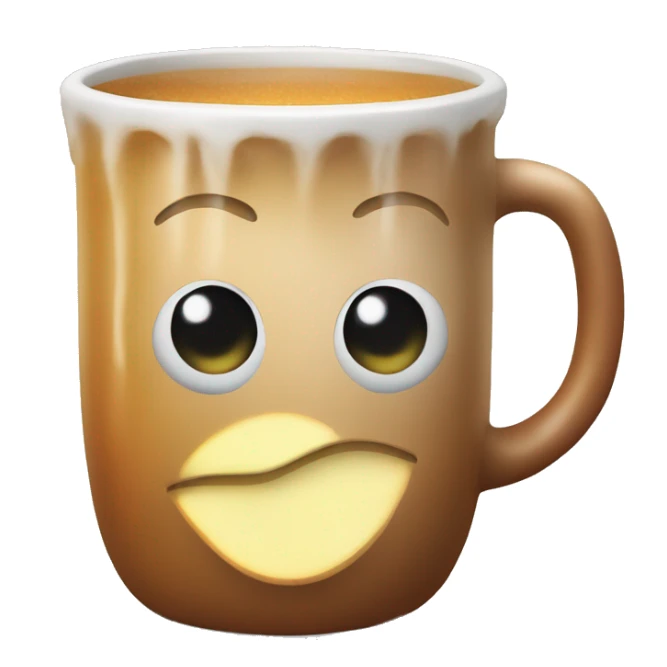 Mug of hot apple cider sticker