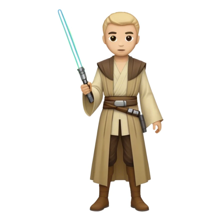 Jedi outfit fullbody sticker
