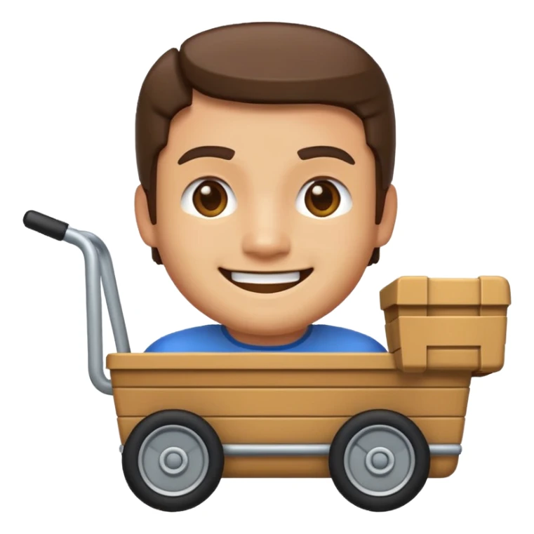 make a emoji on minecart steve sticker