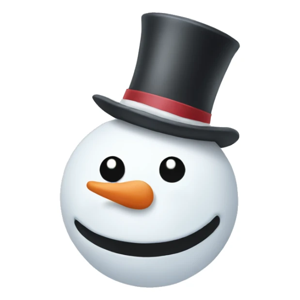 Snowman sticker
