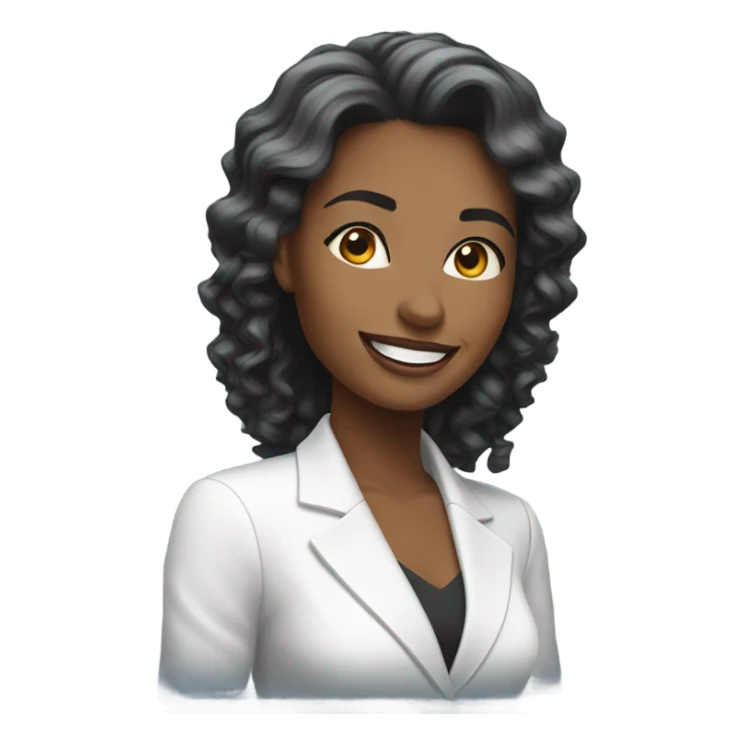 pretty hairdresser woman  sticker