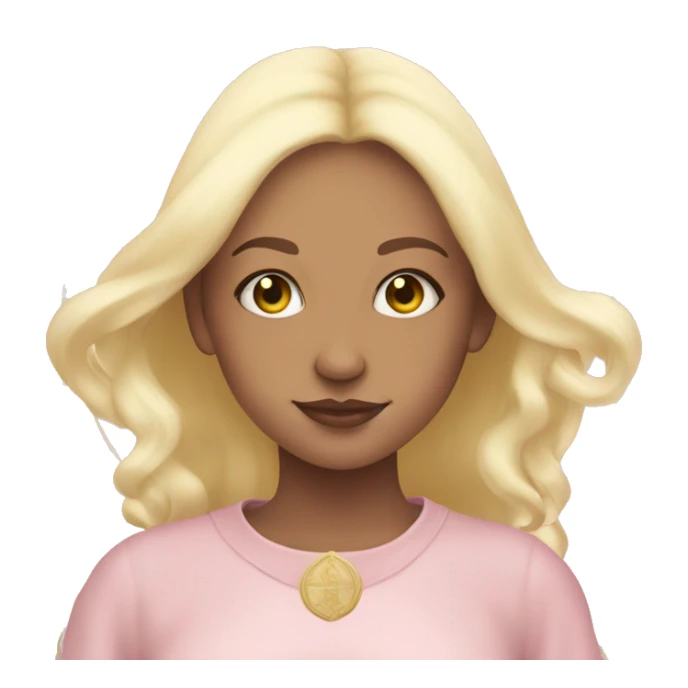 light pink tarot cards magic blonde girl sticker