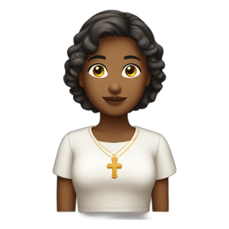 Cristianity girl sticker