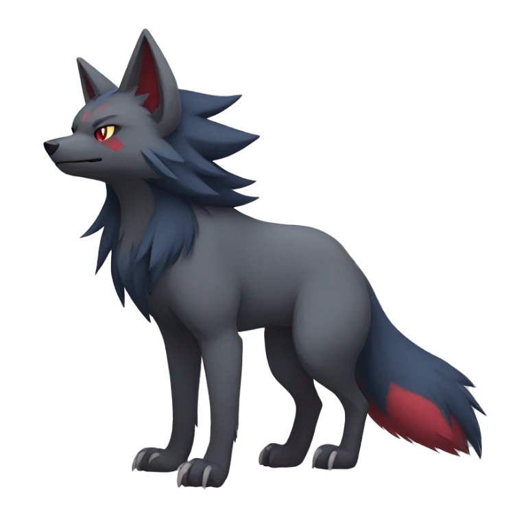 Zoroark-Mightyena-Zorua full body sticker