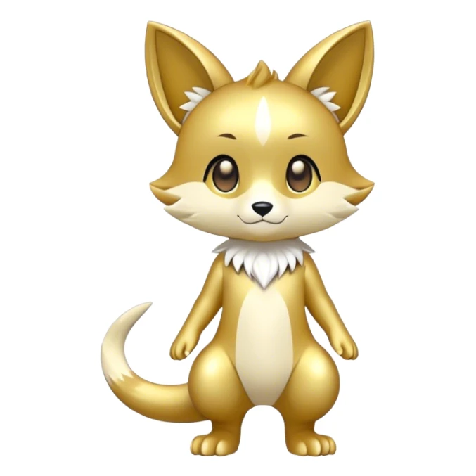 Shiny Cool Chibi Anthro Sona Fakemon Full Body sticker