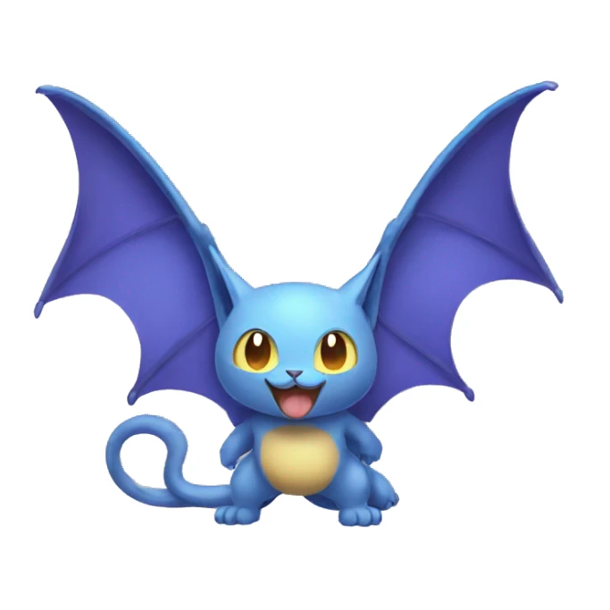 Cat-Bat-Butterfly-Pokémon-Fakémon Full Body sticker