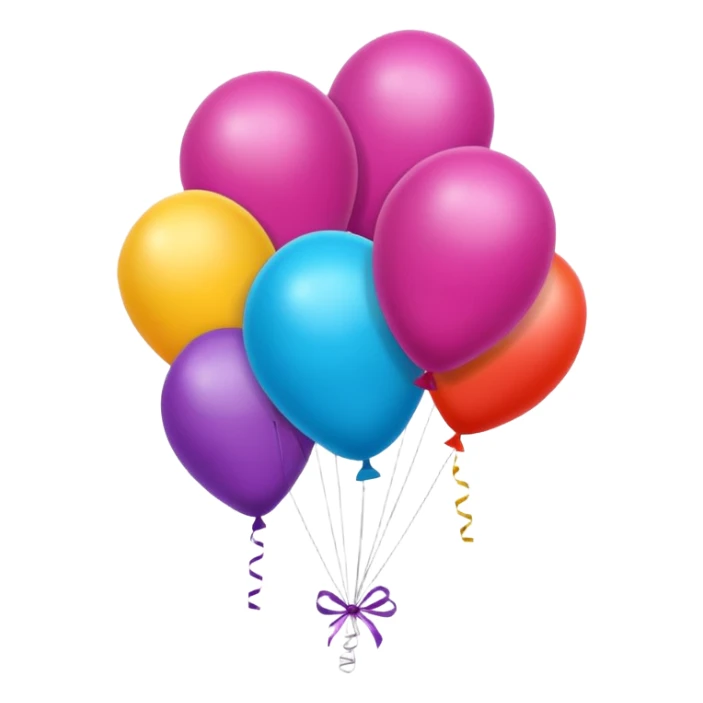 bougainvillea design baloons colorful sticker