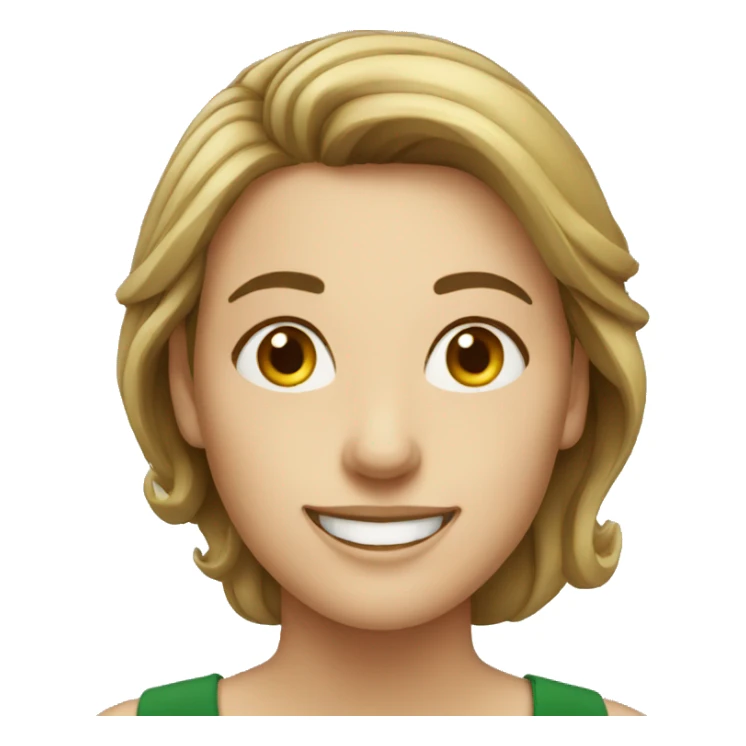 irish woman smile sticker