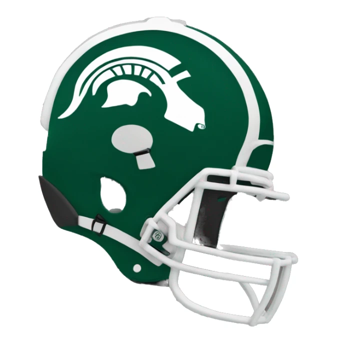 Msu Spartan helmet  sticker