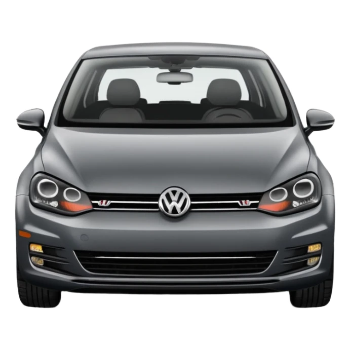 2013 Volkswagen Golf dark grey 5 door sticker