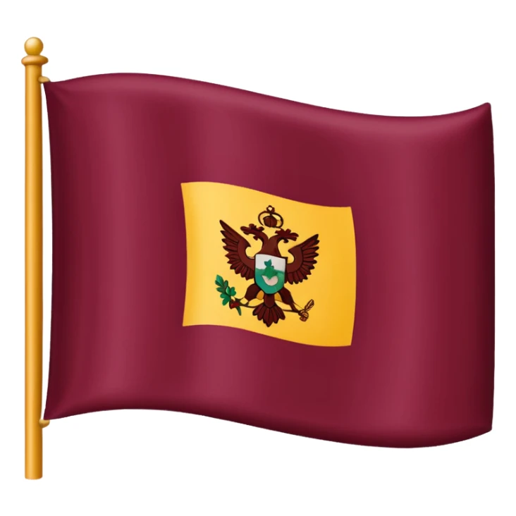 Bandera color vino entero sticker