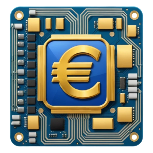 Motherboard euro sign  sticker