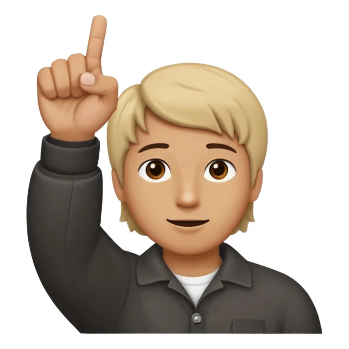 Hold up your hands. With your left hand, make a ‘6’ by curling your index finger like a hook while sticking your thumb out. With your right hand, make a ‘7’ by pointing your index finger straight and your thumb sideways like an L-shape. Put both hands next to each other — that’s the 67 meme sticker