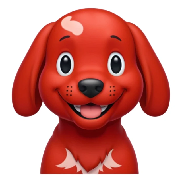 Clifford the big red dog sticker emoji sticker