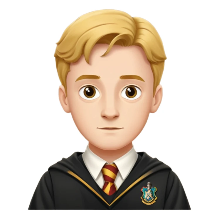 Hugh Mitchell is colin creevey in harry potter, wear hogwarts uniform sticker