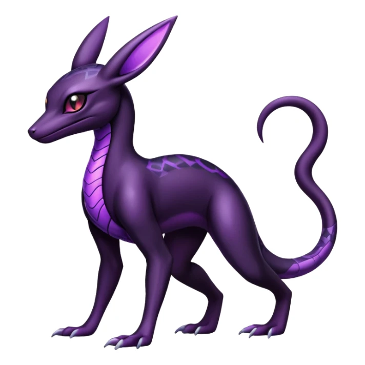 Salazzle-Umbreon-Fakémon-hybrid-creature (full body)  sticker