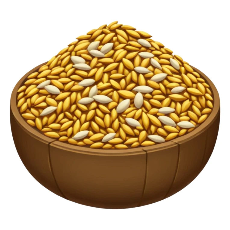 a pile of grain and seeds cereals sticker