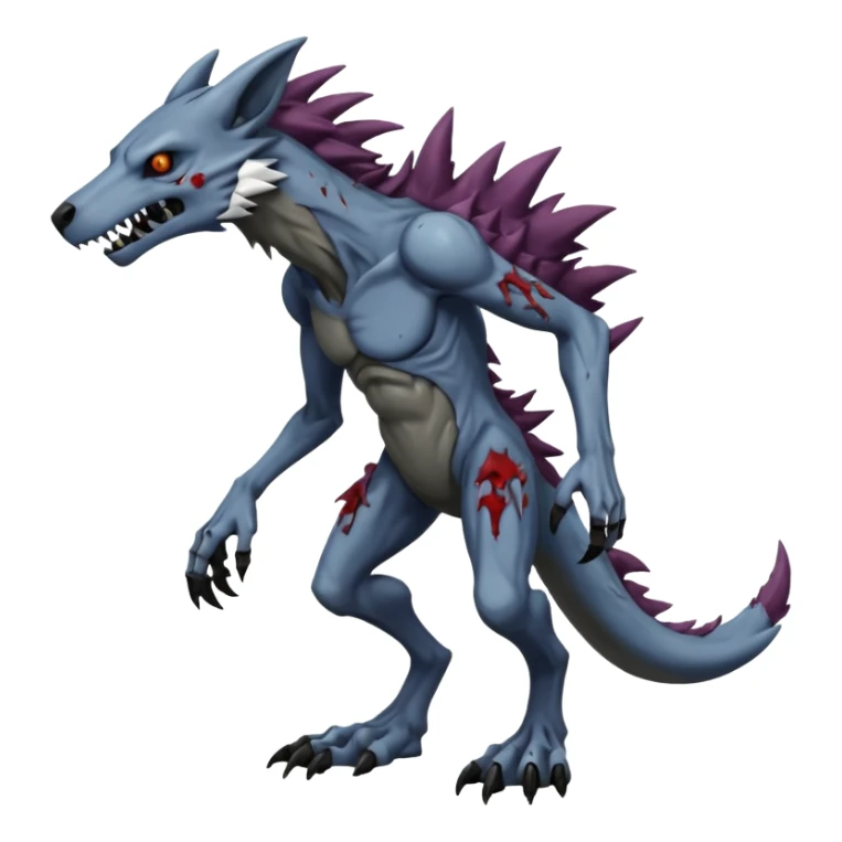 Zombie sergal-protogen-primagen-fusion-hybrid, full body sticker