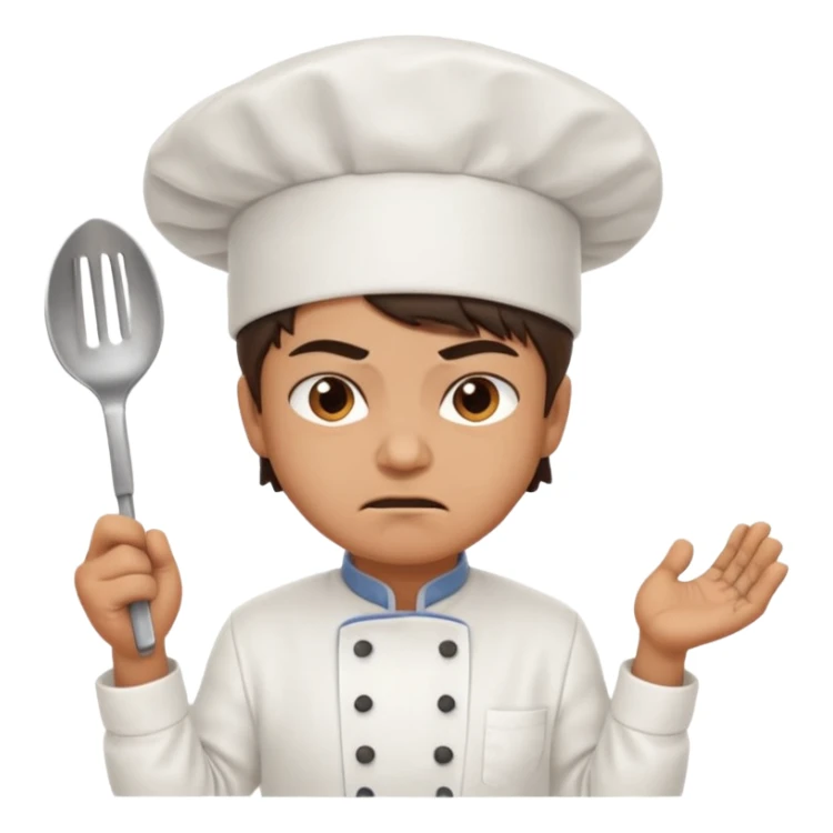 Cocinero enojado sticker