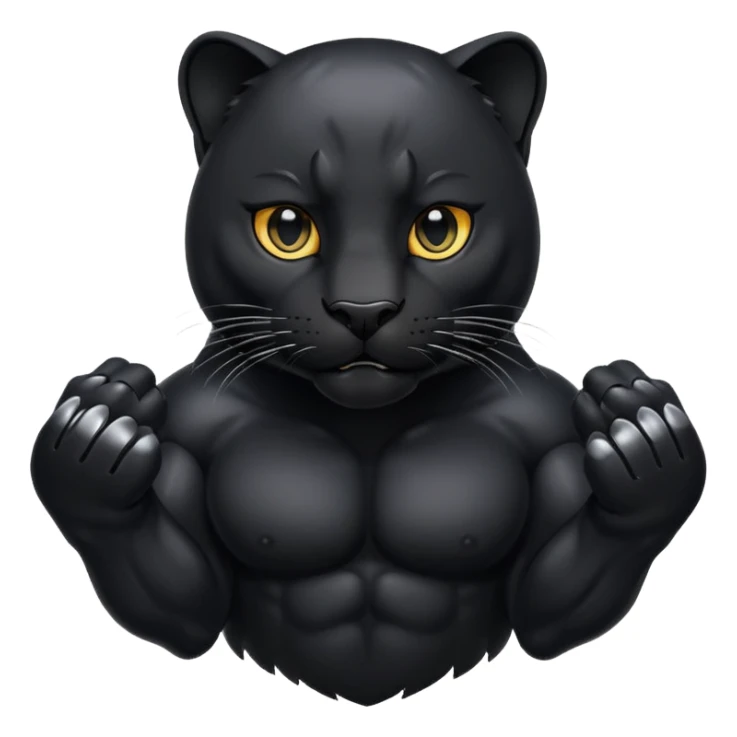 animal pantera negra sticker