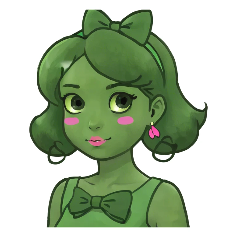 Girly girl sticker