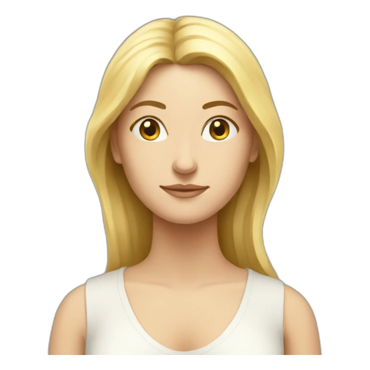 white woman meditate awaken sticker