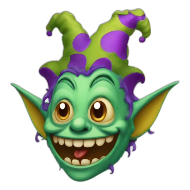 jester monster from garten of banban 4 sticker