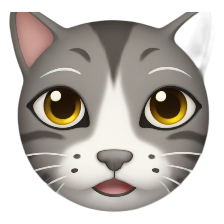 Weeping cat with lots of tears sticker