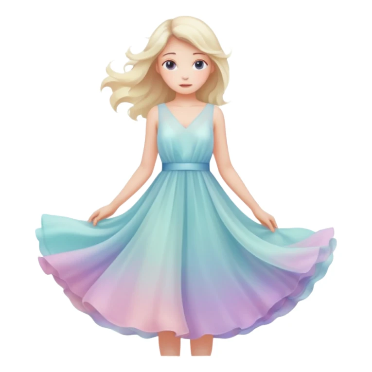 Can you make it more abstract and with pastel colors? sticker