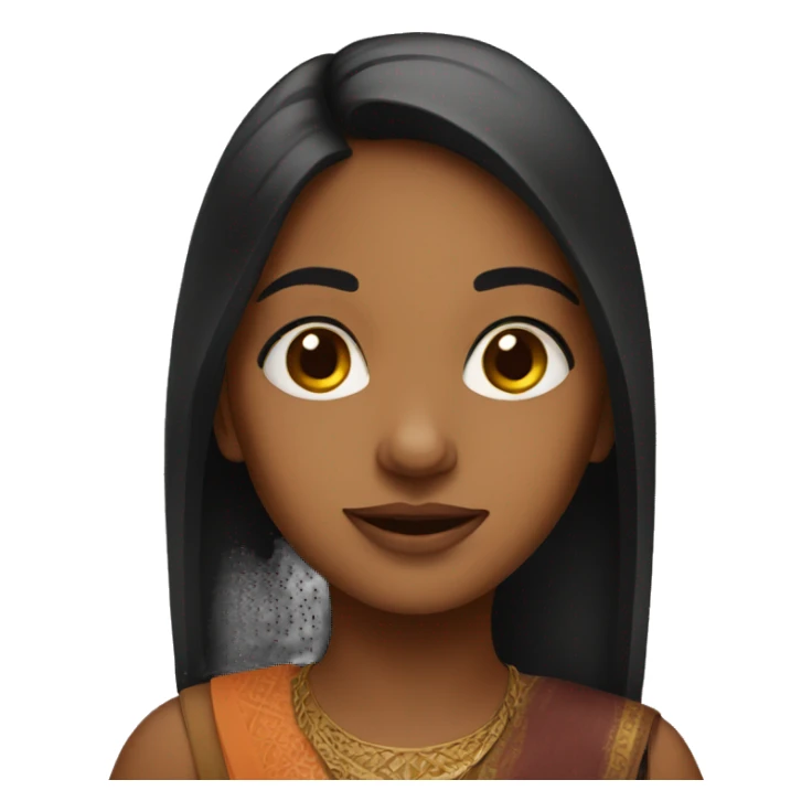 Indian girl  sticker