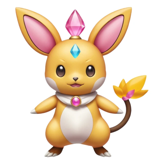 Raichu-Emolga-Victini-Diancie-fusion sticker