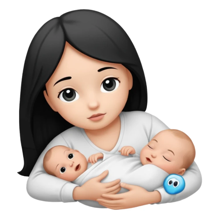 Newborn B&W Photoshoot sticker