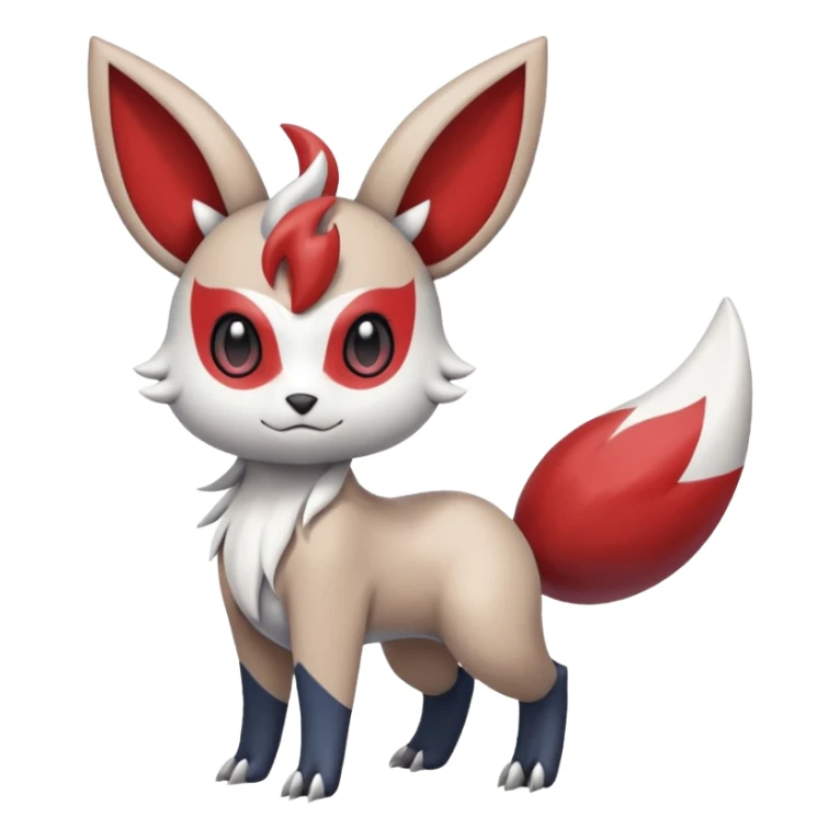 Zangoose-Meloetta-Minccino-Absol-fusion sticker