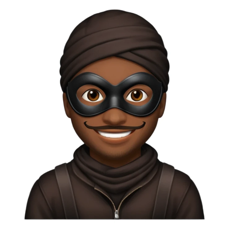 Robber Emoji sticker
