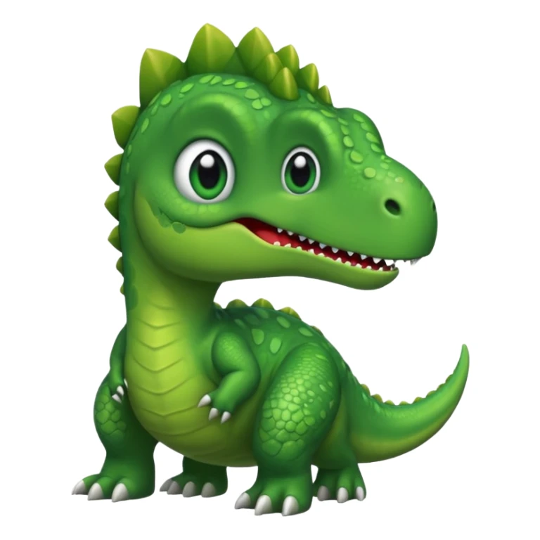 Dinosaur heart eyes sticker