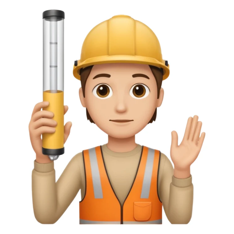 a beige skin colored hand holding a cylindrical tube, no sleeves, sticker