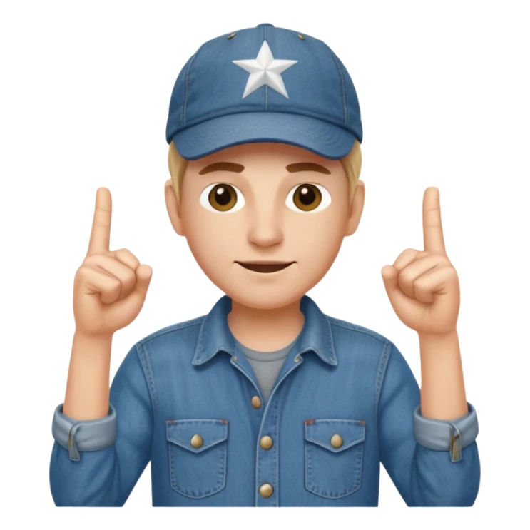 farmer on a tractor, striking a rockstar pose sticker