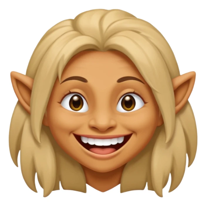 Make a women laughing women troll laughing sticker